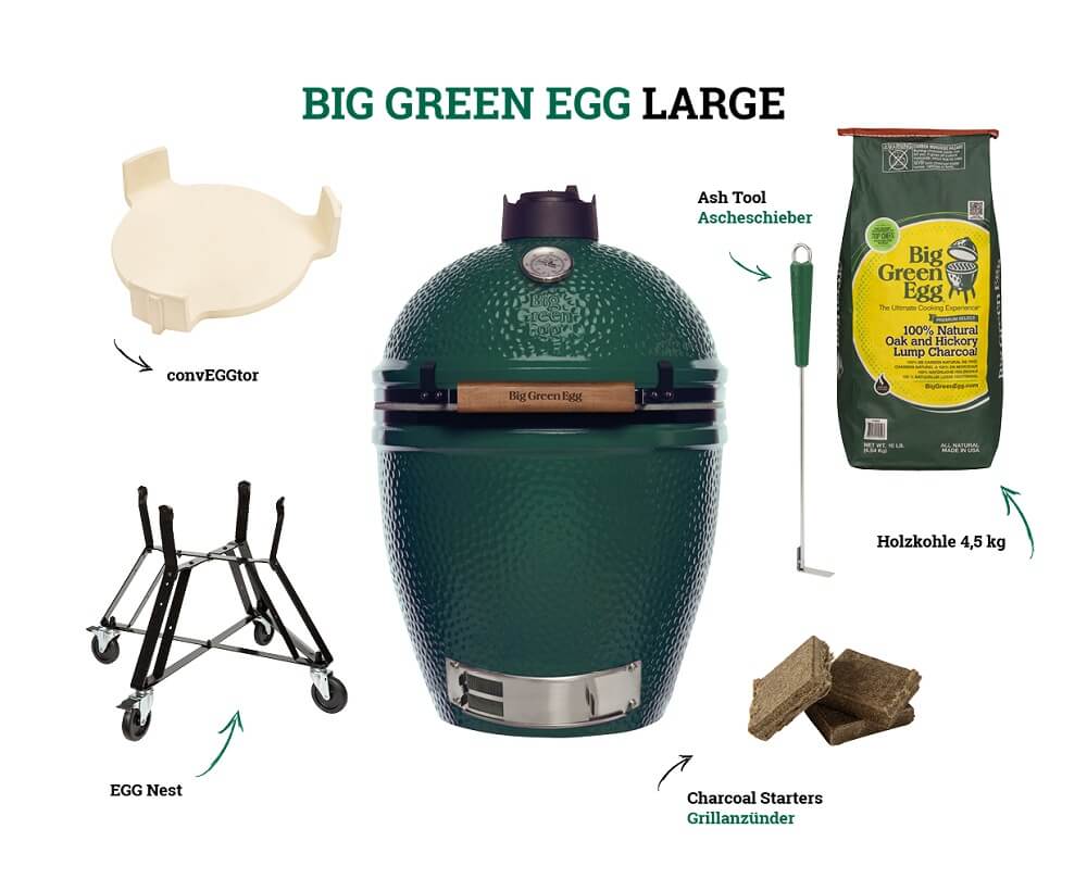 Big Green Egg Large Komplettpaket / Starter-Set